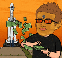 Egonauts money crypto nft rain GIF