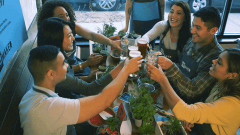 Fun Friends GIF by PaintNite.com