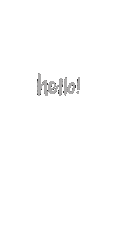 Calligraphy Hello Sticker