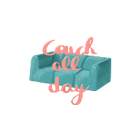 nicolemarega mood lazy couch sofa Sticker