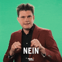 Auf Keinen Fall No GIF by ZDF heute-show