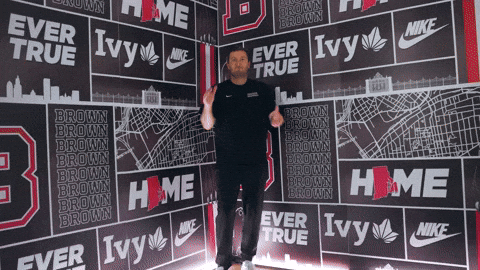 Lets Go GIF by Brown Volleyball