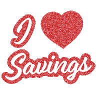 heart love Sticker by RetailMeNot
