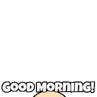 Wake Up Yawn Sticker by Christophers Genie