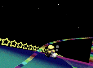 rainbow nintendo GIF