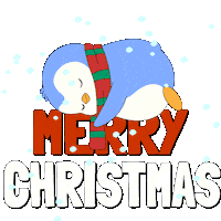 Merry Christmas Sticker by Pudgy Penguins