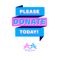 Wearestrongercharity help stop support child Sticker