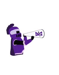 Knights Megaphone Sticker