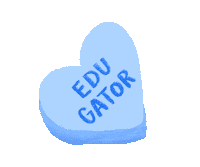 Valentine Uf Sticker by University of Florida College of Education