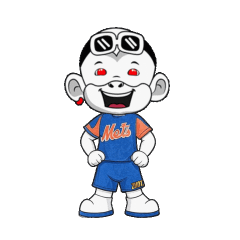 New York Mets Win Sticker by Zhot