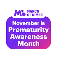 Preterm Birth November Sticker by March of Dimes