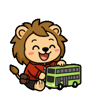 Lion Playing Sticker by KenShop SG
