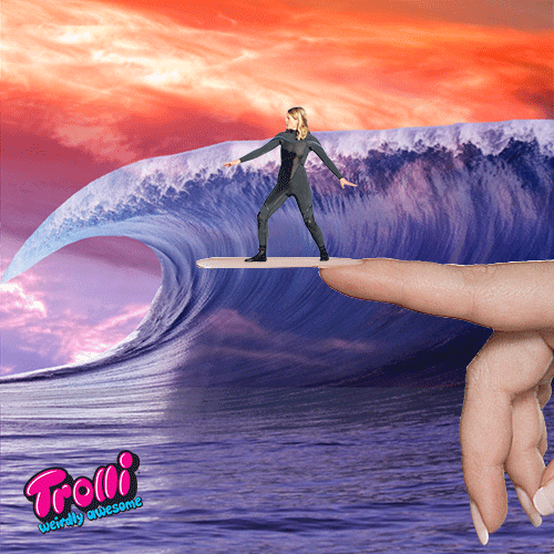 surfing GIF by Trolli