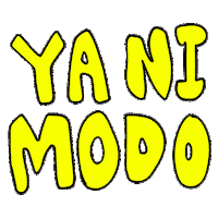 Johnnymodo Ni Modo Sticker