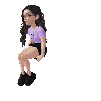 Sit Sticker by Bel Diniz