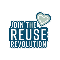 Reuse Reusables Sticker by Party Kit Network
