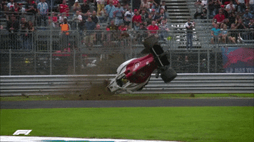 formula 1 crash GIF by Trackside Legends