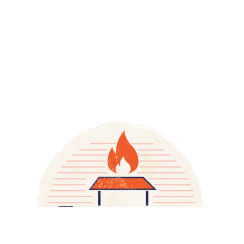 baraimaji giphygifmaker fire api bara Sticker
