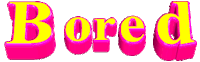 Reaction Bored Sticker by GIPHY Text