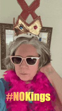 No Kings Prodemocracy GIF by EIDL Experts & Biz Glitch 366