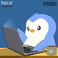 Working Locked In GIF by Pudgy Penguins