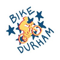 bikedurham bike cycling durham bikedurham Sticker