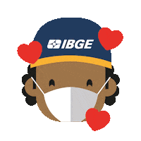 Joao Coracoes Sticker by IBGE