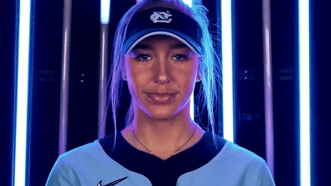 Carolina Unc Softball GIF by UNC Tar Heels