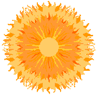 solar eclipse sun STICKER