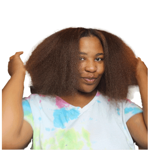mechig hair blackwomen bighair myhair Sticker