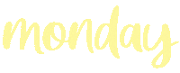 Monday Weekday Sticker