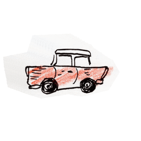 doodlepaperr car doodle floaty doodlepaperr Sticker