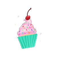 Sweets Cupcake Sticker by Tugboatandthebird