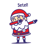 Happy Merry Christmas Sticker by Setel