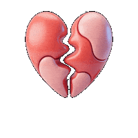 Broken Heart Love Sticker by Seorang Zaki