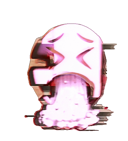 Glitch Emoji Sticker by #BASILIO