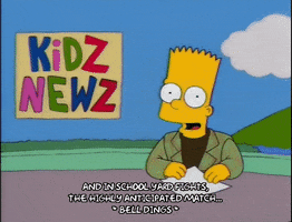 bart simpson news GIF
