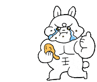 Chicken Bunny Sticker