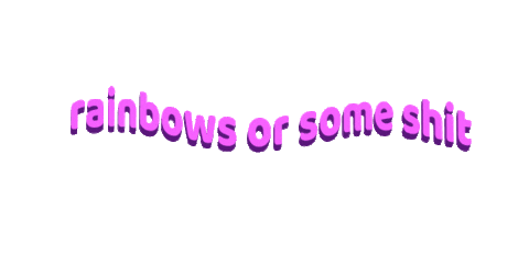 rainbows Sticker by Justin