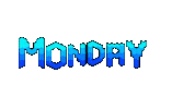 joyfuljuly pixel blue day monday Sticker