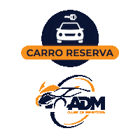 admclubebrasil moto carro protecao adm Sticker