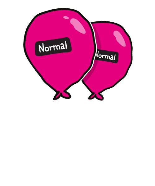NORMALFR party sticker stickers balloon Sticker