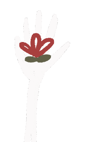corahlouise giphyupload red flower wave Sticker