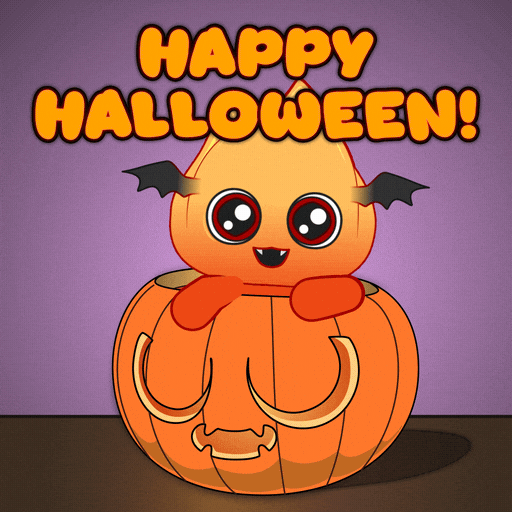 Trick Or Treat Pumpkin GIF by Playember