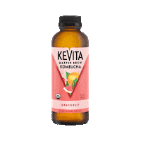 Kombucha Grapefruit Sticker by KeVita Drinks