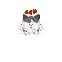 Cat Love Sticker