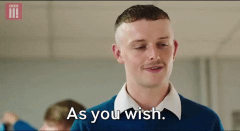 as you wish bbc three GIF by BBC