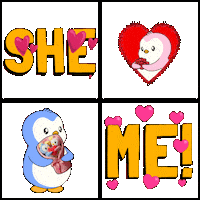 I Love You Heart Sticker by Pudgy Penguins