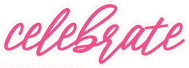 Excited Party Sticker by Basic Brunchcast