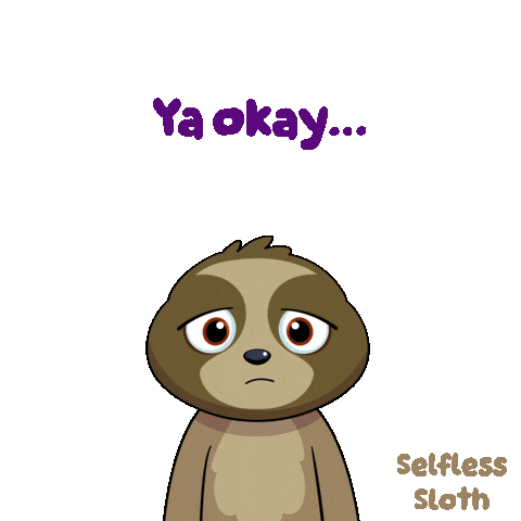 Sloth Sticker by VeeFriends